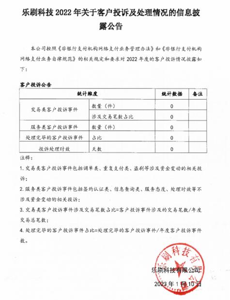 拉卡拉pos机官网：2754万！乐刷收到支付行业年内最大罚单